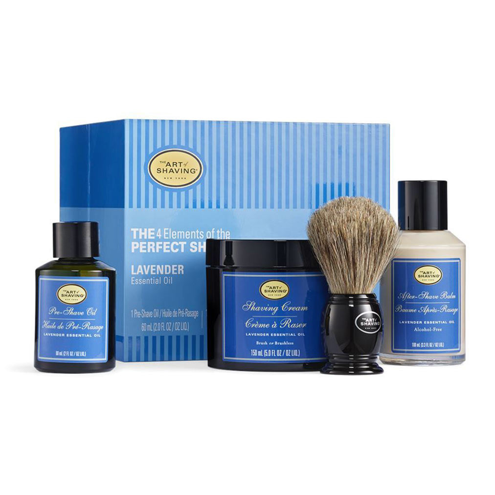Lavender Full Size Shave Kit