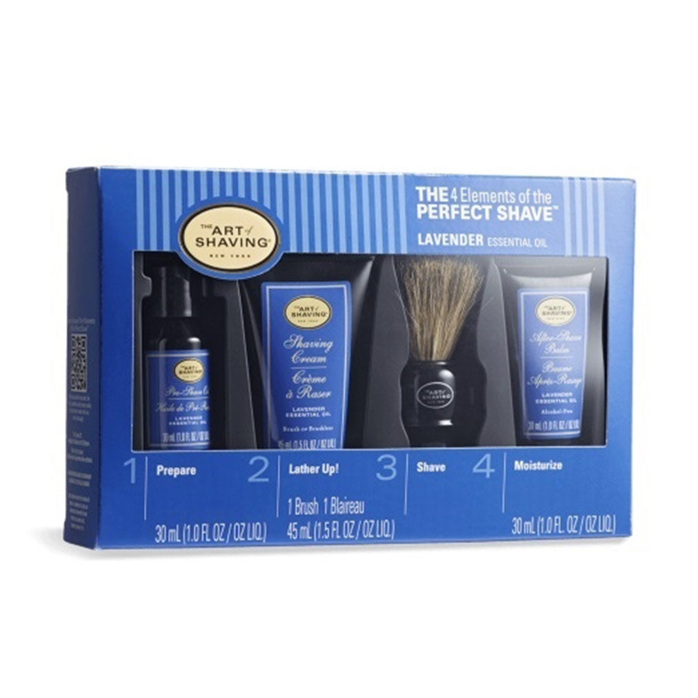 Lavender Mid-Size Shave Kit