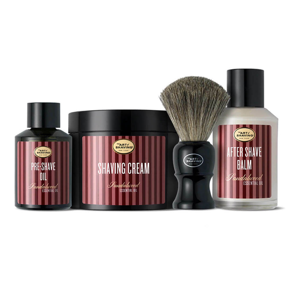 Sandalwood Full Size Shave Kit